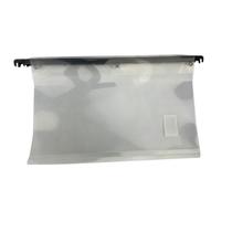 10 Pastas Suspensas Plástica Transparente Para Arquivo Com Visor