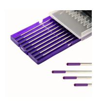 10 Pc Eletrodo Tungstênio 3,2mm 1/8 Ponta Lilás Terras Raras 10 Pc Eletrodo Tungstênio 3,2mm 1/8 Ponta Lilás Terras Raras