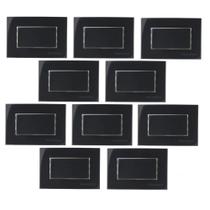 10 Pç Interruptor Simples P/moveis Margirius Preto 10a 250 10 Pç Interruptor Simples P/moveis Margirius Preto 10a 250