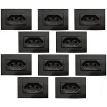 10 Pç Tomada P/moveis Margirius 2p T Preta 20a 250v Nbr14136 10 Pç Tomada P/moveis Margirius 2p T Preta 20a 250v Nbr14136