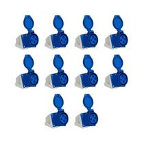 10 Pc Tomada Sobrepor Azul 3p+t 32a 9h 220v N4209