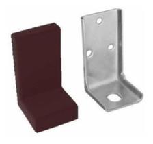 10!pçs Cantoneira Aérea Capa Marrom + Bucha +parafusos