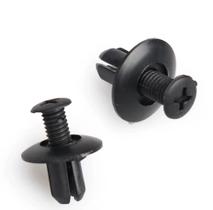 10 Pcs Push-Pin Clipe Rebites fixador De Plástico 6mm Pára-Choques Paralama