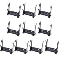 10 Pcs PVC Suporte de suporte de suporte de suporte mágico varinha exibir dois suportes de camadas para colecionador - Preto