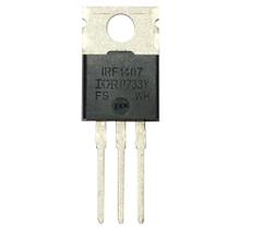 10 pçs transistor irf1407 - irf 1407 - 75v 130amp - canal n