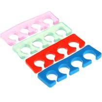 10 pçs unha arte silicone dedo dedo do pé separador unha