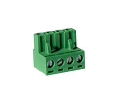 10 Peças Borne 2edgk-akz 4 Vias Fêmea 5,08mm Cabo 28-12awg