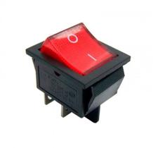 10 Peças Chave Gangorra Kcd4-201n 4t 16/20a 250v Vermalha 10 Peças Chave Gangorra Kcd4-201n 4t 16/20a 250v Vermalha