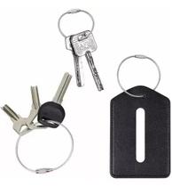 10 Peças Chaveiro Cabo de Aço Inoxidável Prateado Com Conector de Rosca Para Chaves de Academia 10 Peças Chaveiro Cabo de Aço Inoxidável Prateado Com Conector de Rosca Para Chaves de Academia
