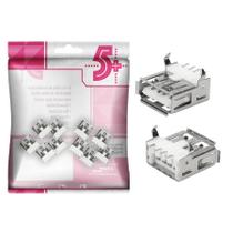 10 Peças Conector Usb Tipo A Fêmea 180 Para Placa Yh-Usb01C