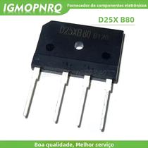 10 peças d25xb80 d25sba80 zip 25a 800v ponte retificadora forno eletromagnético novo original 10 peças d25xb80 d25sba80 zip 25a 800v ponte retificadora forno eletromagnético novo original