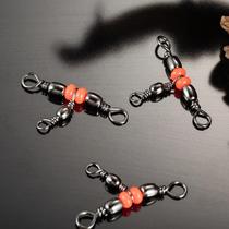 10 Peças De Conectores Giratórios De Três Vias Com Anel De Snap Para Linha De Pesca E Acessórios De