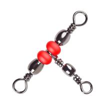 10 Peças De Conectores Giratórios De Três Vias Com Anel De Snap Para Linha De Pesca E Iscas