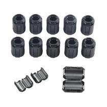 10 Peças De Filtro Supressor De Ruído Com Clipe De Núcleo De Ferrite TDK Para Cabos De Áudio E Vídeo 10 Peças De Filtro Supressor De Ruído Com Clipe De Núcleo De Ferrite TDK Para Cabos De Áudio E Vídeo