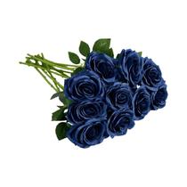 10 Peças De Flores De Rosa Artificial Em Seda Falsa Com Caules Abertos Para Arranjos De Casamento 10 Peças De Flores De Rosa Artificial Em Seda Falsa Com Caules Abertos Para Arranjos De Casamento