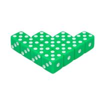 10 peças de plástico padrão 12mm jogo de dados brancos brinquedo novo ao ar livre, 9 cores