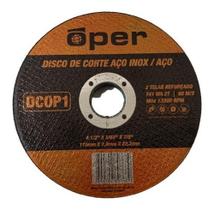 10 Peças Disco De Corte Aço Inox 4.1/2 Pol. Oper
