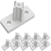 10 Peças - Distanciador Branco Para Corrediça De 25mm 2,5cm