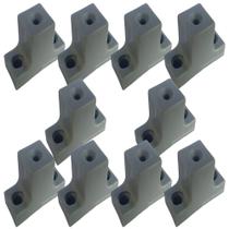 10 Peças - Distanciador Cinza Para Corrediça De 32mm 3,2cm