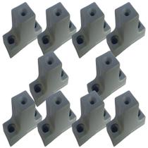 10 Peças - Distanciador Cinza Para Corrediça De 32mm 3,2cm 10 Peças - Distanciador Cinza Para Corrediça De 32mm 3,2cm