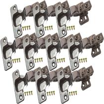 10 Peças - Dobradiça Para Armario Com Amortecedor De 35mm Super Curva 10 Peças - Dobradiça Para Armario Com Amortecedor De 35mm Super Curva