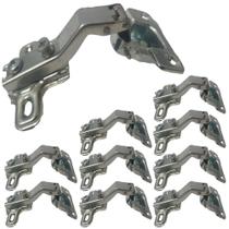 10 Peças - Dobradiça Pequena Para Armario 45 Graus De 26mm