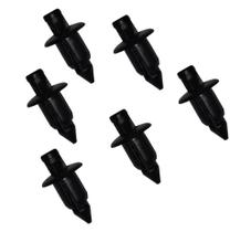 10 Peças Push-Pin Clipe Rebites fixador Grampo Trava Carenagem Moto 6mm