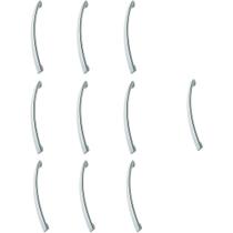 10 Peças - Top Puxador Cromado Furação 128mm Novo 10 Peças - Top Puxador Cromado Furação 128mm Novo