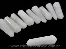 10 Pedras de Cristal Quartzo Leitoso Bi Terminado Extra Lapidado - Tamanho 2.5 cm 10 Pedras de Cristal Quartzo Leitoso Bi Terminado Extra Lapidado - Tamanho 2.5 cm