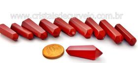 10 Pedras de Jaspe Vermelho Bi Terminado Extra Lapidado - Tamanho 2,5 cm 10 Pedras de Jaspe Vermelho Bi Terminado Extra Lapidado - Tamanho 2,5 cm