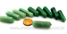10 Pedras de Quartzo Verde Bi Terminado Lapidado Bi Ponta - Tamanho 2.5 cm 10 Pedras de Quartzo Verde Bi Terminado Lapidado Bi Ponta - Tamanho 2.5 cm