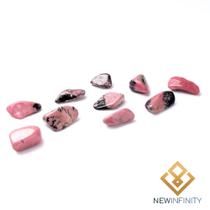 10 Pedras Roladas de Rodonita Rolada Cristal Natural até 1cm Amor e Fraternidade