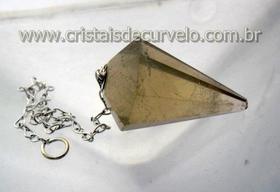 10 Pêndulo Facetado de Citrino Natural de MG - Sem Tratamento Térmico 10 Pêndulo Facetado de Citrino Natural de MG - Sem Tratamento Térmico