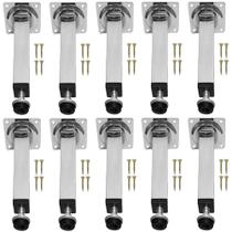 10 Pés Quadrado Para Armario de 20 a 21cm Cromado