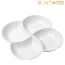 10 Petisqueira em Melamina 4 Divisões p/ Porções Molhos Kit