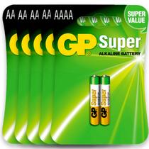 10 Pilhas Aaaa Alcalina Super Gp - 05 Cartelas Com 2 Unid