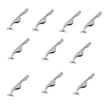 10 Pinças Aplicadora De Cílios Postiços Em Inox