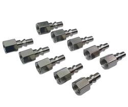 10 Pinos Engate Rápido Ar Comprimido Rosca Fêmea 1/4