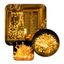 10 Pisca Pisca Natal Externo Prova Agua 10m 100 Led Fixo Branco