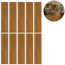 10 Pisos Adesivo Madeira Antiderrapante Lavável 91x15cm 10 Pisos Adesivo Madeira Antiderrapante Lavável 91x15cm