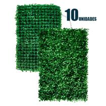 10 Placa Buchinho Folhas 60x40 Decoração Jardim Vertical Kit