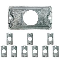 10 Placa Condulete 3/4 Alumínio Sieg Para Tomada Redonda 10 Placa Condulete 3/4 Alumínio Sieg Para Tomada Redonda