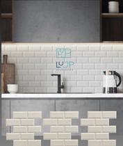 10 placas 3d de parede revestimento pvc cozinha banheiro