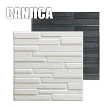 10 Placas 3D - Decoração para Parede - 50x50cm MODELO PEDRA CANJICA -