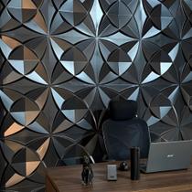 10 Placas 3D PVC Revestimento De Parede Decorativa Dakar 25Cm