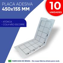 10 Placas adesivas 450X155