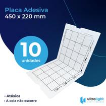 10 Placas adesivas refil 450X220mm para armadilha mata moscas