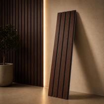 10 Placas Autocolante Revestimento De Parede Ripado Premium MDF 10 Placas Autocolante Revestimento De Parede Ripado Premium MDF