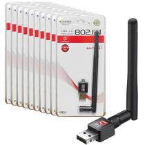 10 Placas de Rede Sem Fio Wireless Antena USB Kapbom Atacado