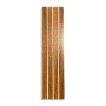 10 Placas Painel Ripado De Madeira em MDF Decorativa Autocolante 53x15cm